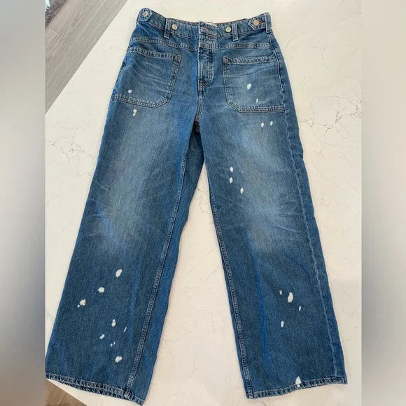 We The Free Palmer Cuffed Jeans ( Color: 100 years) - Picture 4 of 5